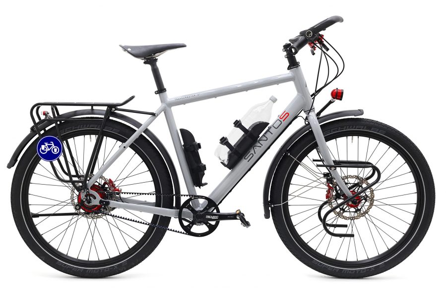 santos-travelmaster3plus-heren-riemaandrijving-schijfrem-greyred-01-scaled