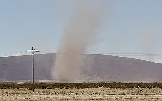 Windhoos op de altiplano