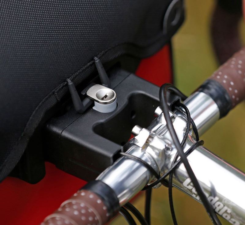 Berouw Bemiddelaar medaillewinnaar Ortlieb stuurtashouder voor e-bike of andere fiets - De Vakantiefietser