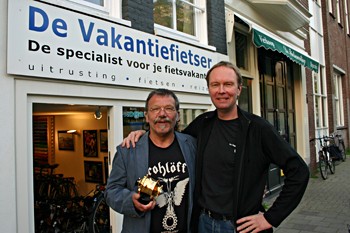Eric Schuijt en Bernhard Rohloff voor De Vakantiefietser